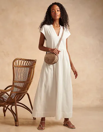Organic Cotton Crepe Dress