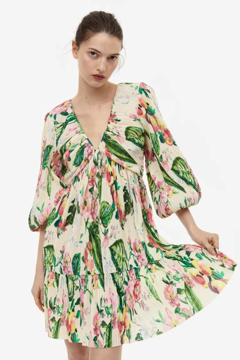 Pleated Jersey Dress £24.99