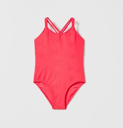 Zara Palm Tree Jacquard Swimsuit, £16.99