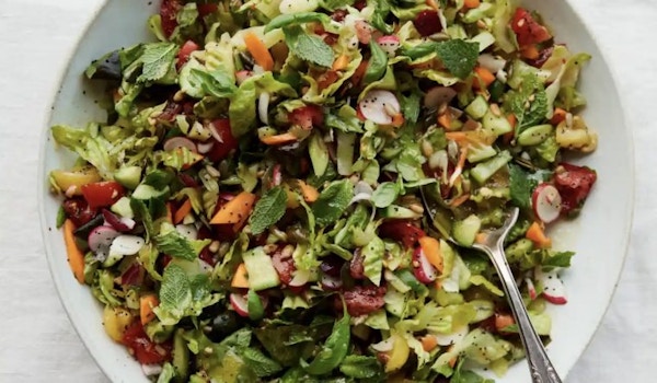 ALL-TIME FAVOURITE CHOPPED SALAD WITH HONEY DRESSING