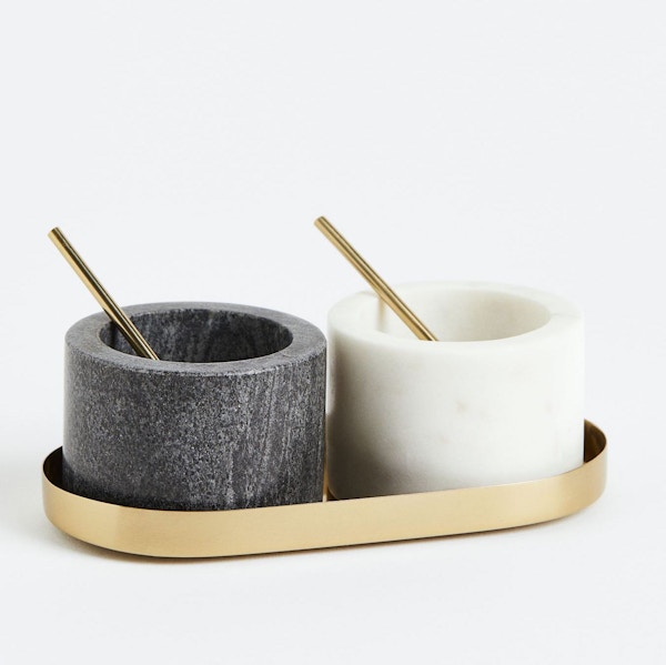 H&M Marble Salt And Pepper Bowls, £24.99