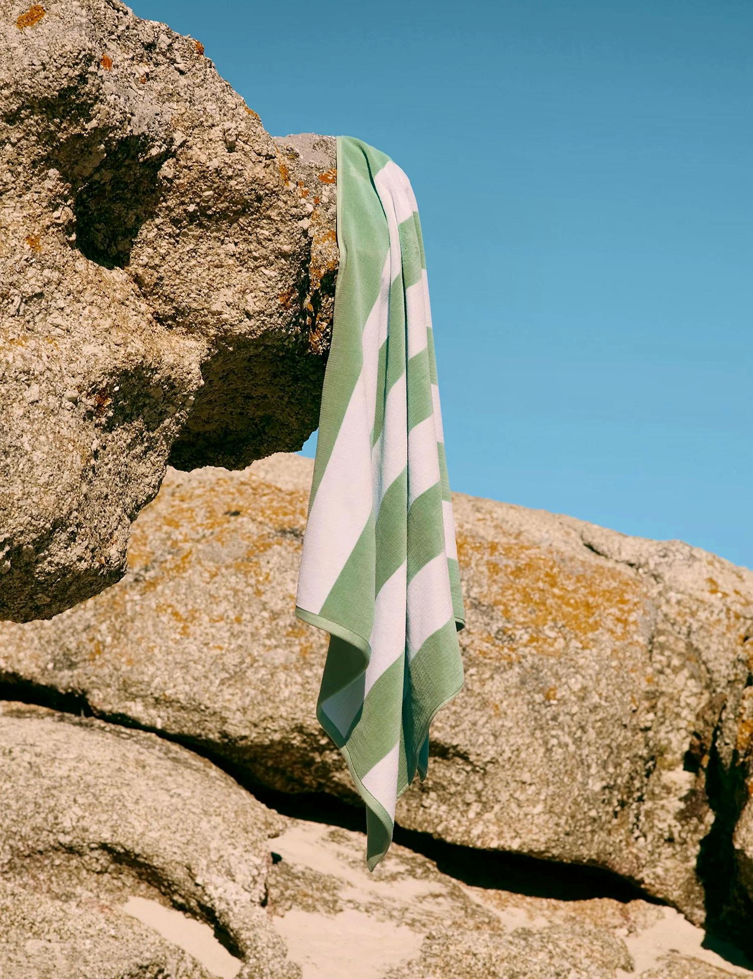 M&S Pure Cotton Sand Resistant Striped Beach Towel, £17.50
