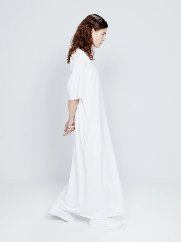 Recycled-yarn Cotton-blend Maxi T-shirt Dress