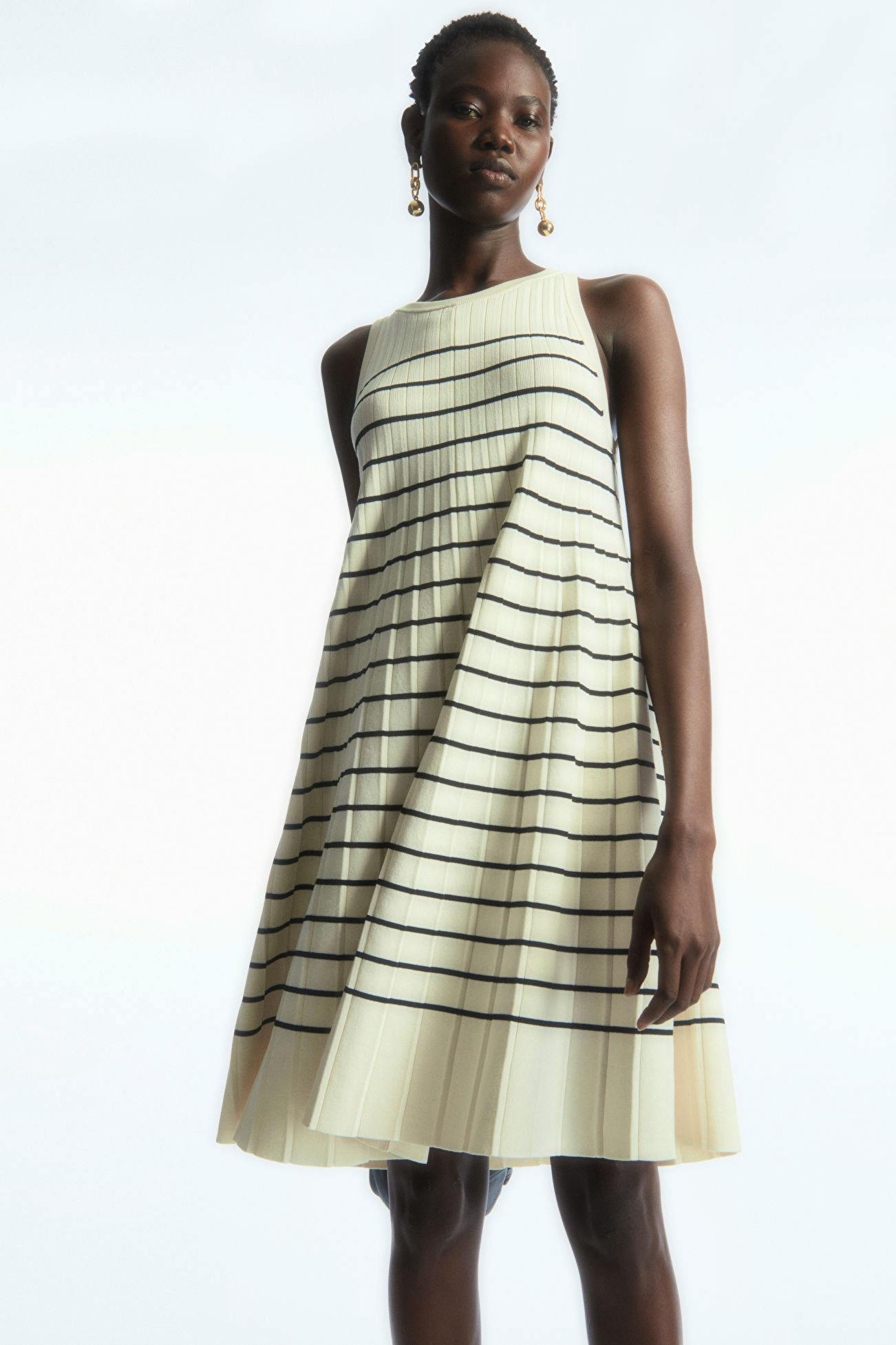 Cos Pleated A Line Mini Dress, £79