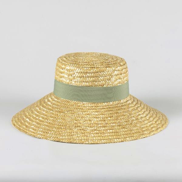 National Trust Shop National Trust Wide Brim Straw Hat with Ribbon, £28