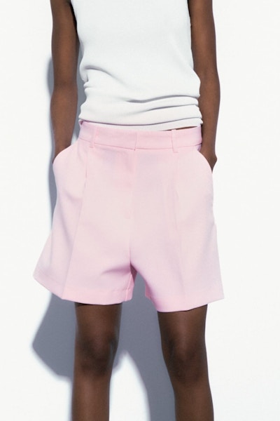 Zara Darted High Waist Bermuda Shorts, £29.99