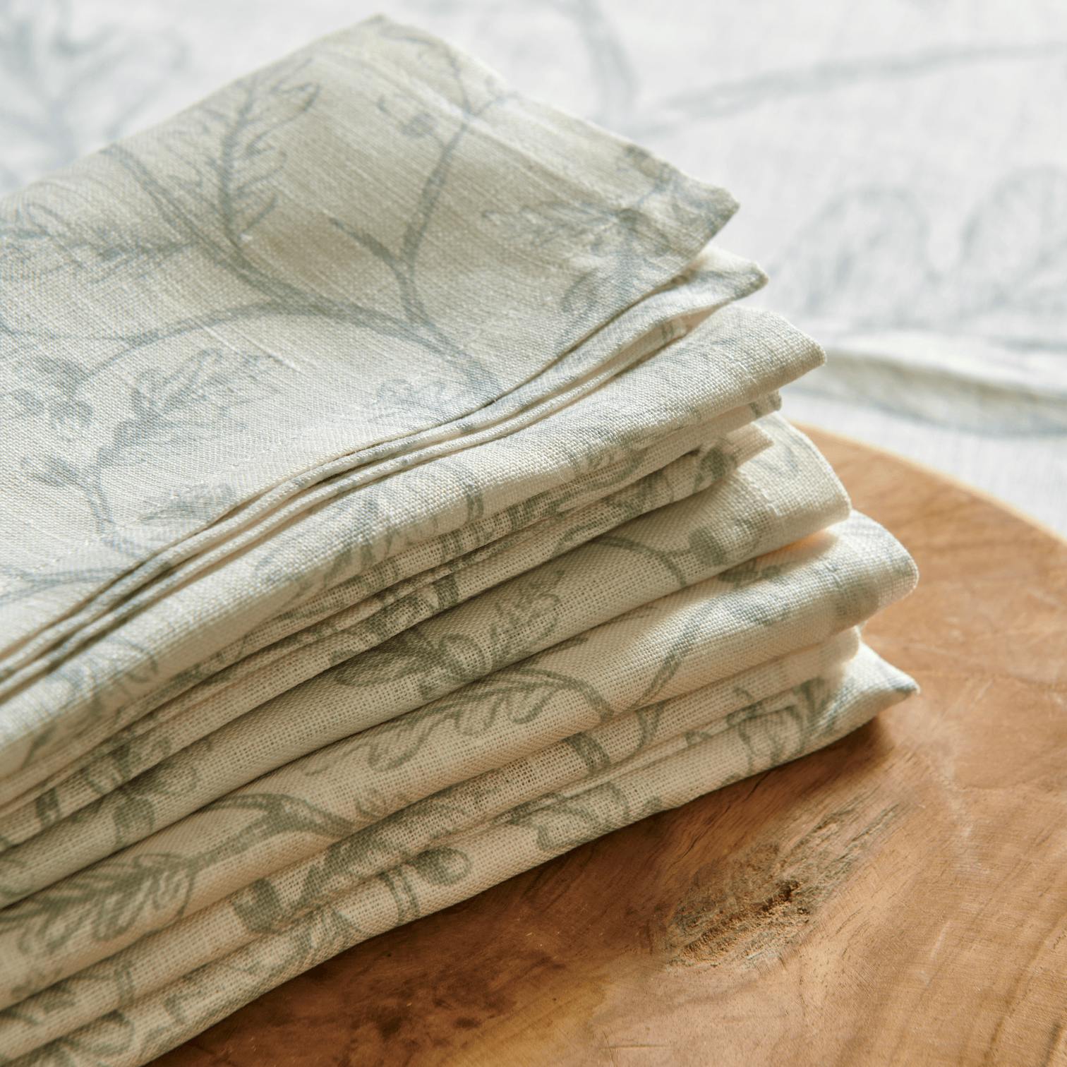 Neptune Emily Linen Napkins, Francesca, (Set of 6), £70
