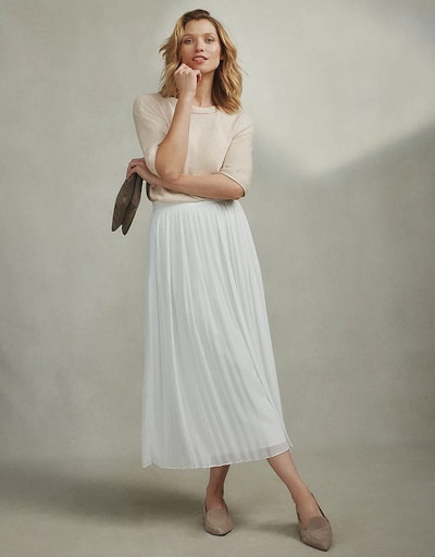 Dual Pleat Skirt NOW £71.40