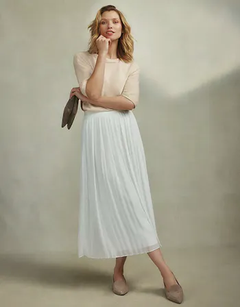 Dual Pleat Skirt