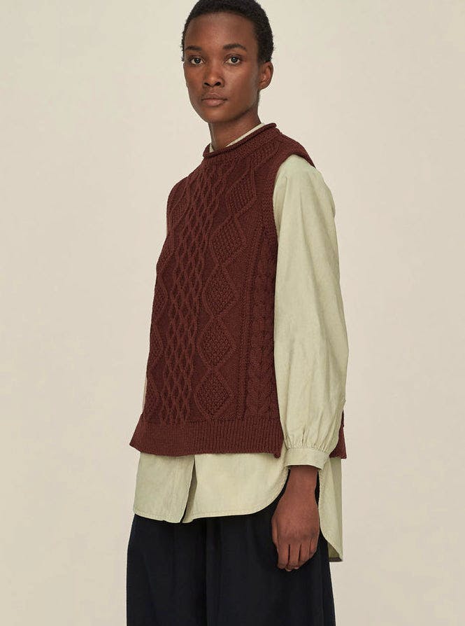 Cable Knit Tank NOW £105