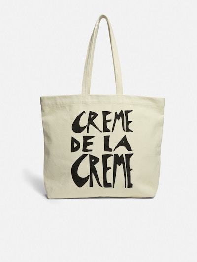 Crème De La Crème Canvas Tote NOW £20