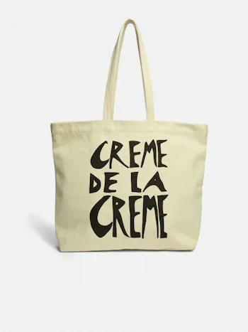 Crème De La Crème Canvas Tote