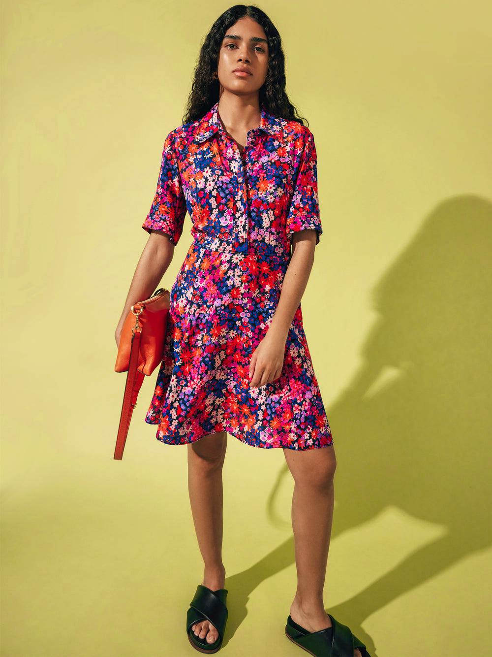 Rave Floral Tea Dress NOW £70