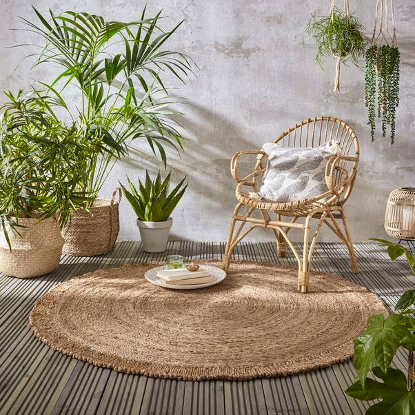Dunelm Eta Jute Circle Rug, £119