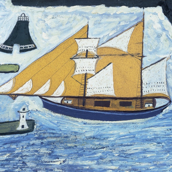 King & McGaw The Blue Ship by Alfred Wallis, £180