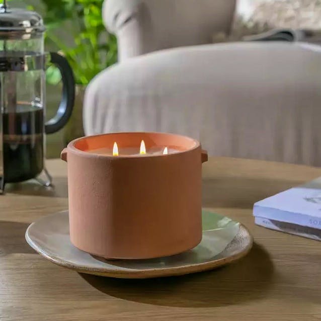 Habitat Terracotta Large Candle, £10