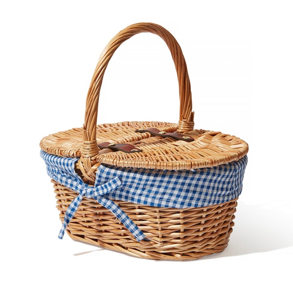 Not Another Bill Small Gingham Basket, £18