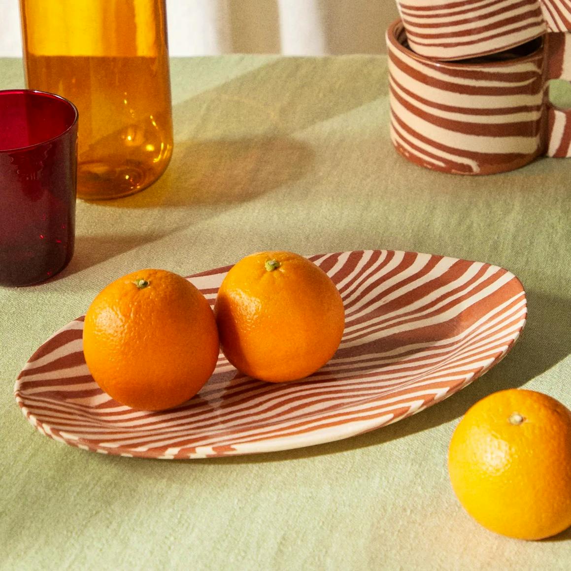 Henry Holland Marble Effect Earthenware Serving Platter, £75