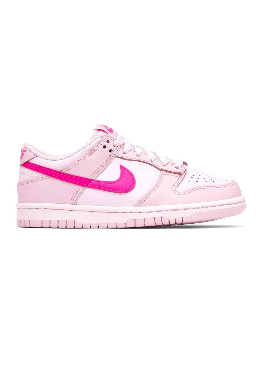 LACED Nike Dunk Low Triple Pink GS Trainers, £160