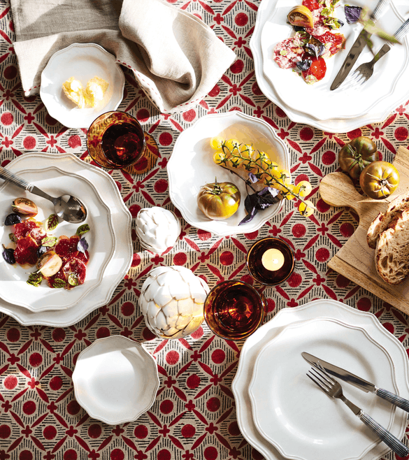 OKA Nostell Diamonds Tablecloth, £130