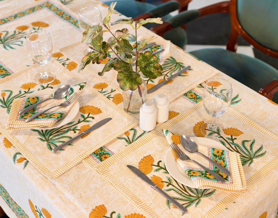 Etsy Floral Tablecloth, from £28.38