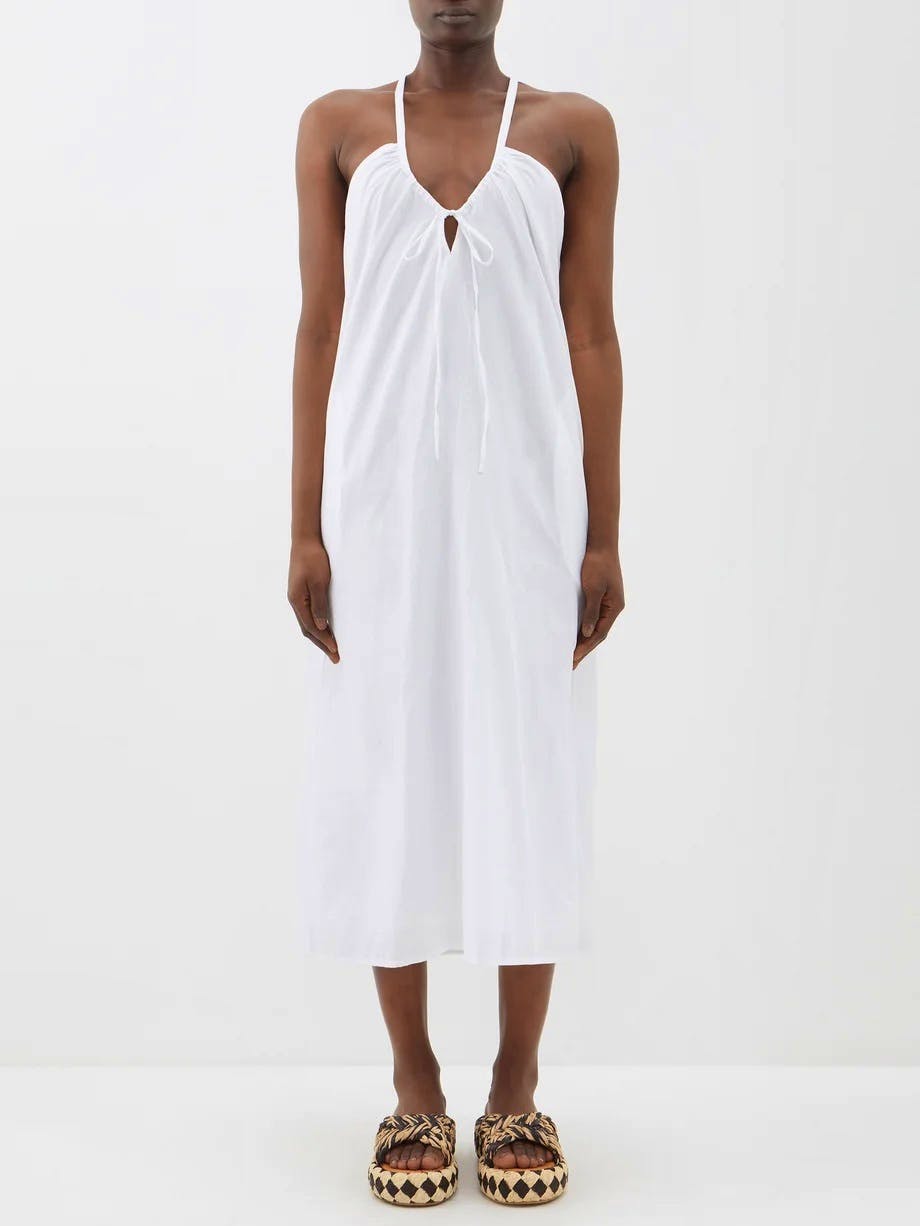 Deiji Studios The Scoop Cotton-Voile Nightdress, NOW £97