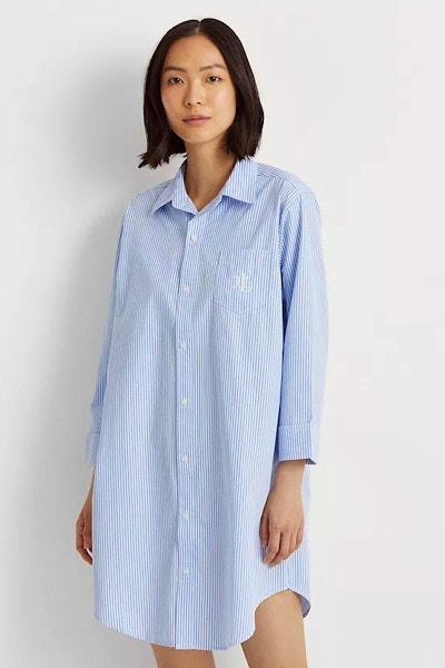 Ralph Lauren Stripe Cotton Poplin Nightshirt, £79