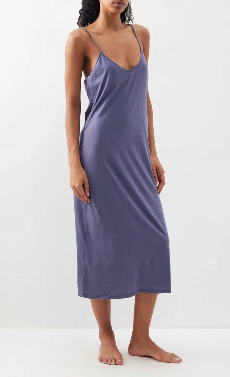 Skin Organic Pima Cotton-Jersey Nightdress, £135