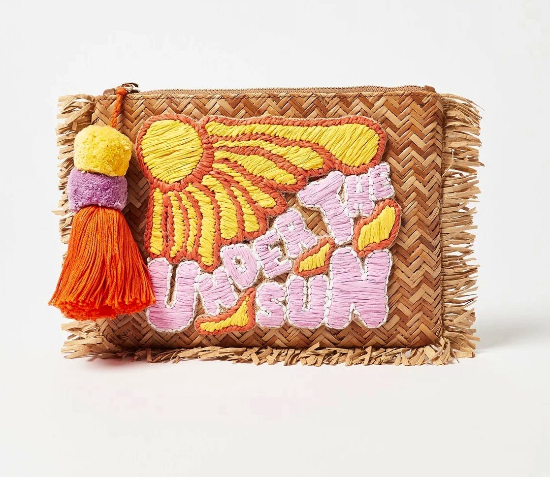Oliver Bonas Under The Sun Pouch, £45