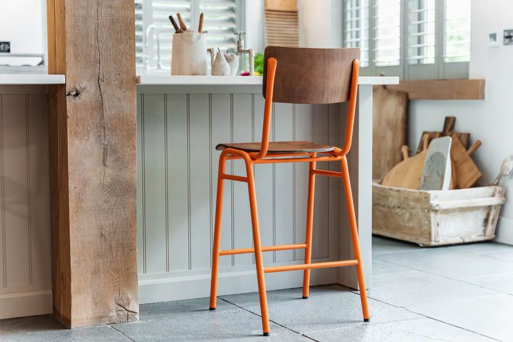 Pepper Mill Interiors Wooden and Metal Bar Stool, £85
