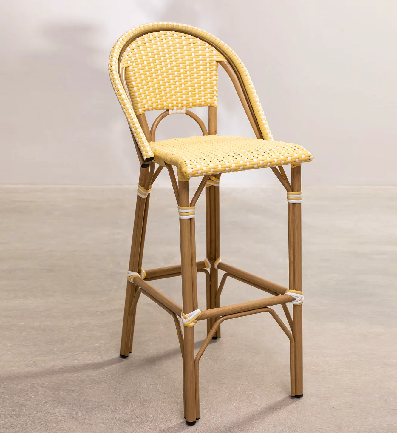 SKLUM High Garden Stool with Backrest Alisa Bistro, NOW £99.95