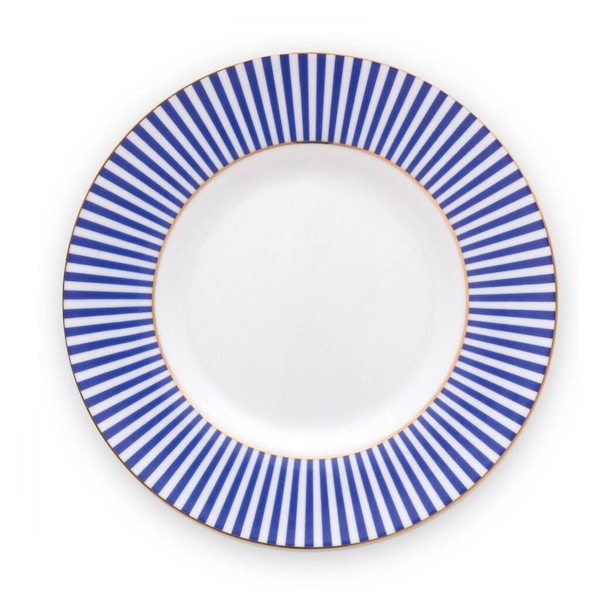 Not On The High Street Royal Stripes Set Of Two Plates, £16