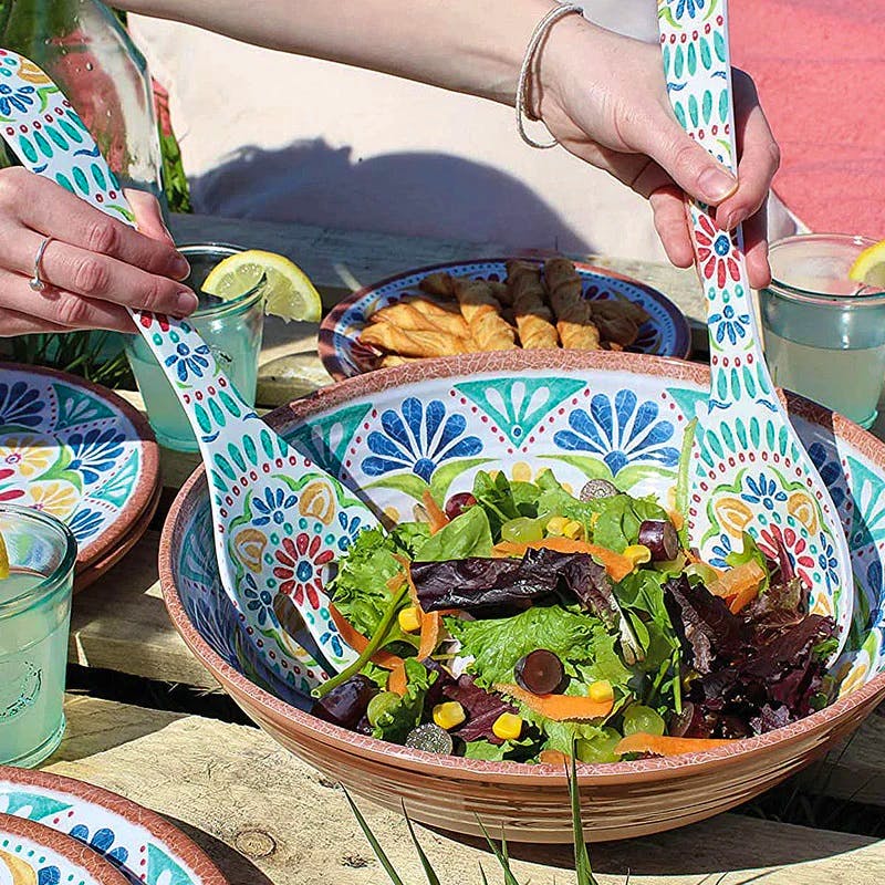 Divertimenti Rio Medallion Melamine Salad Servers, £11.50