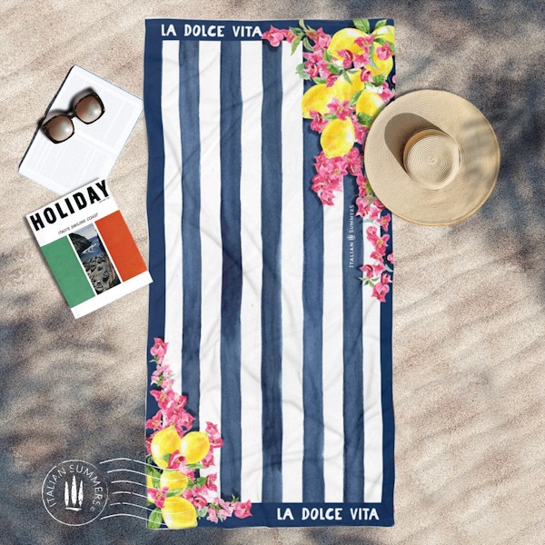 Etsy Italian Riviera Beach Towel, £54.99