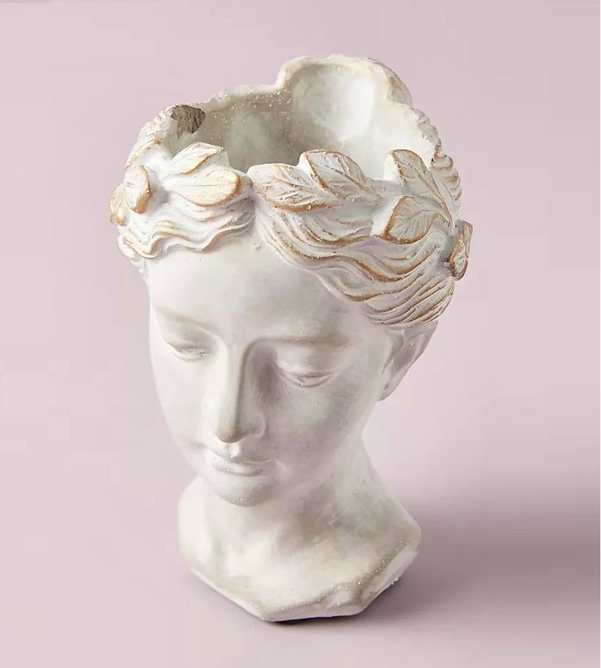 Anthropologie Grecian Bust Planter, £18