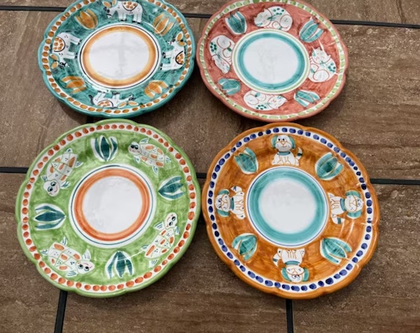 Etsy 4 Ceramic Plates, £115.93