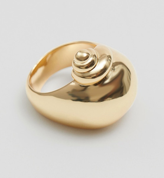 & Other Stories Chunky Shell Ring, NOW £17
