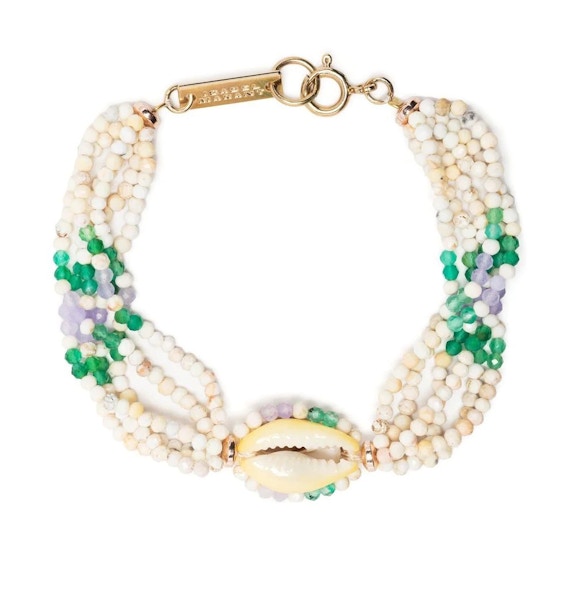 Isabel Marant Shell Charm Bead Necklace, NOW £117