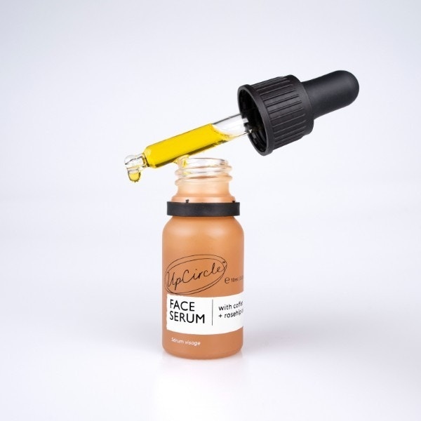 With Rosehip oil, containing Vitamin A to treat hyperpigmentation Upcircle’s Face Serum With Rosehip Oil, £8