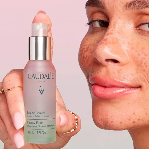 A skin quencher in the heat to hydrate and set make-up Caudalie’s Beauty Elixir, £15