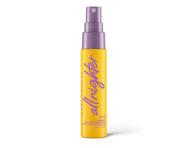With skin-brightening Vitamin C to keep your make-up fresh all day (and all night) Urban Decay’s Vitamin C All Nighter Setting Spray, £15