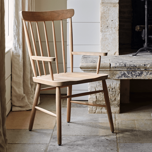 Neptune Wardley Carver Chair, Natural Oak Isoguard, £640