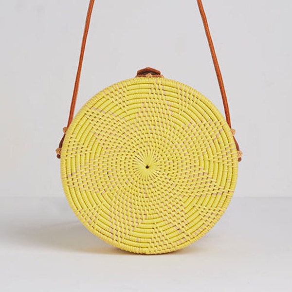 Betsy & Floss Cape Round Basket Bag, £55