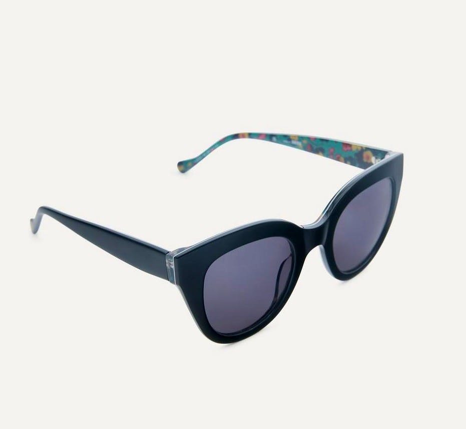 Liberty Black With Print Oversized Sunglasses, £140