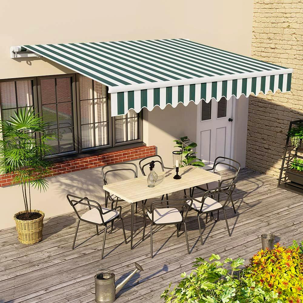 Amazon Greenbay 3.5 x 2.5m Manual Awning Garden Patio Canopy, £179.99