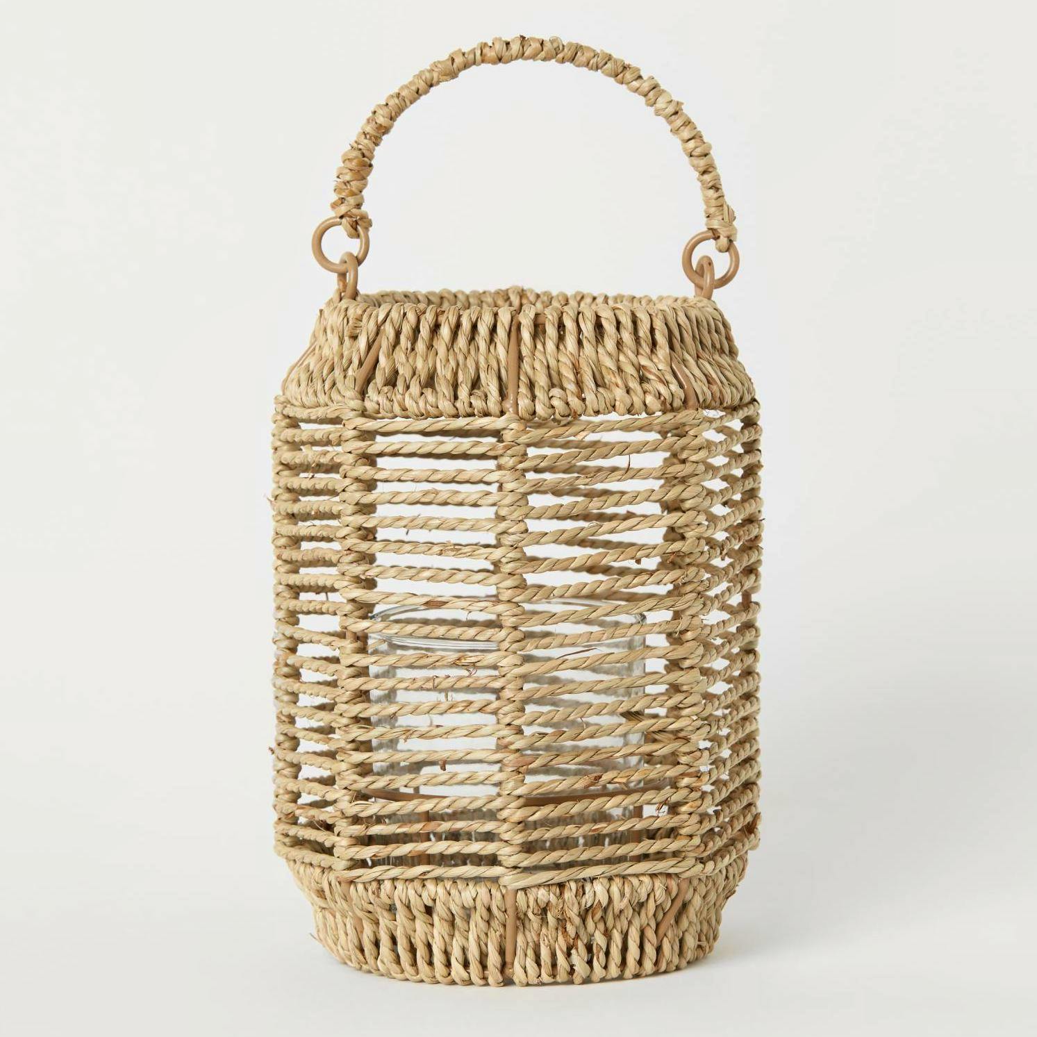 H&M Seagrass Candle Lantern, £14.99