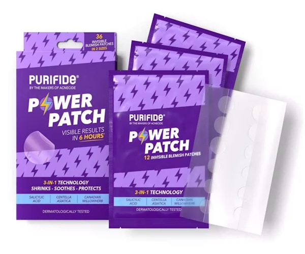 Purifide By Acnecide 3 In 1 Power Patch Salicylic Acid Spot Patches For Blemish-prone Skin X36 