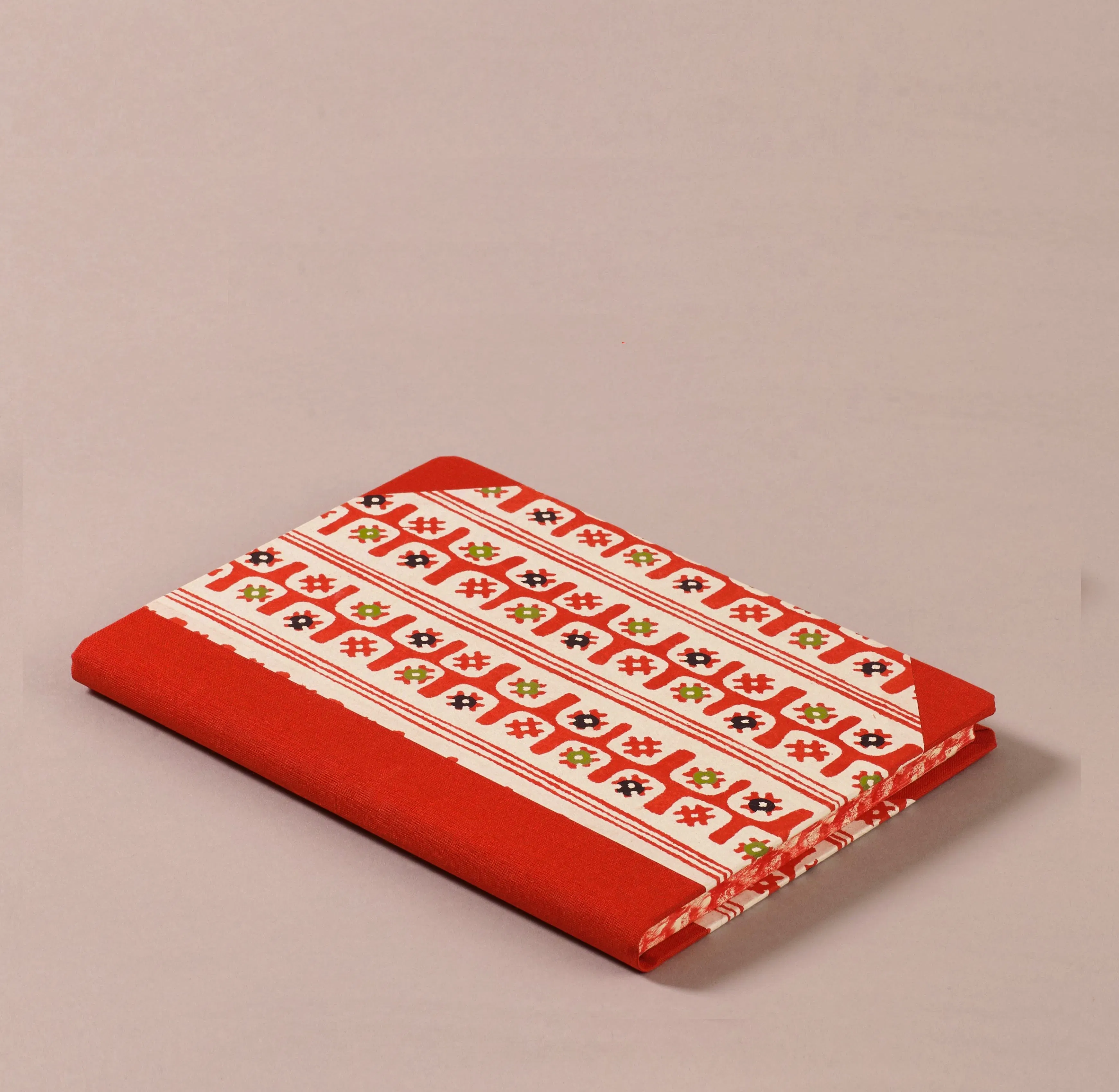 Choosing Keeping Hardback ‘Composition Ledger’ Katazome Notebook, Geometric Stripes, £25
