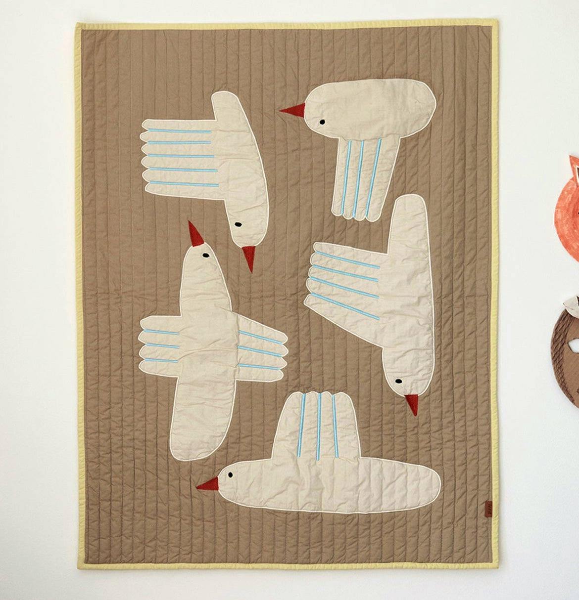 Ferm Living Bird Quilted Blanket, £99