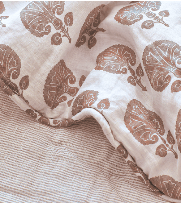 OKA Kabibi Quilt – Dusky Pink, £395